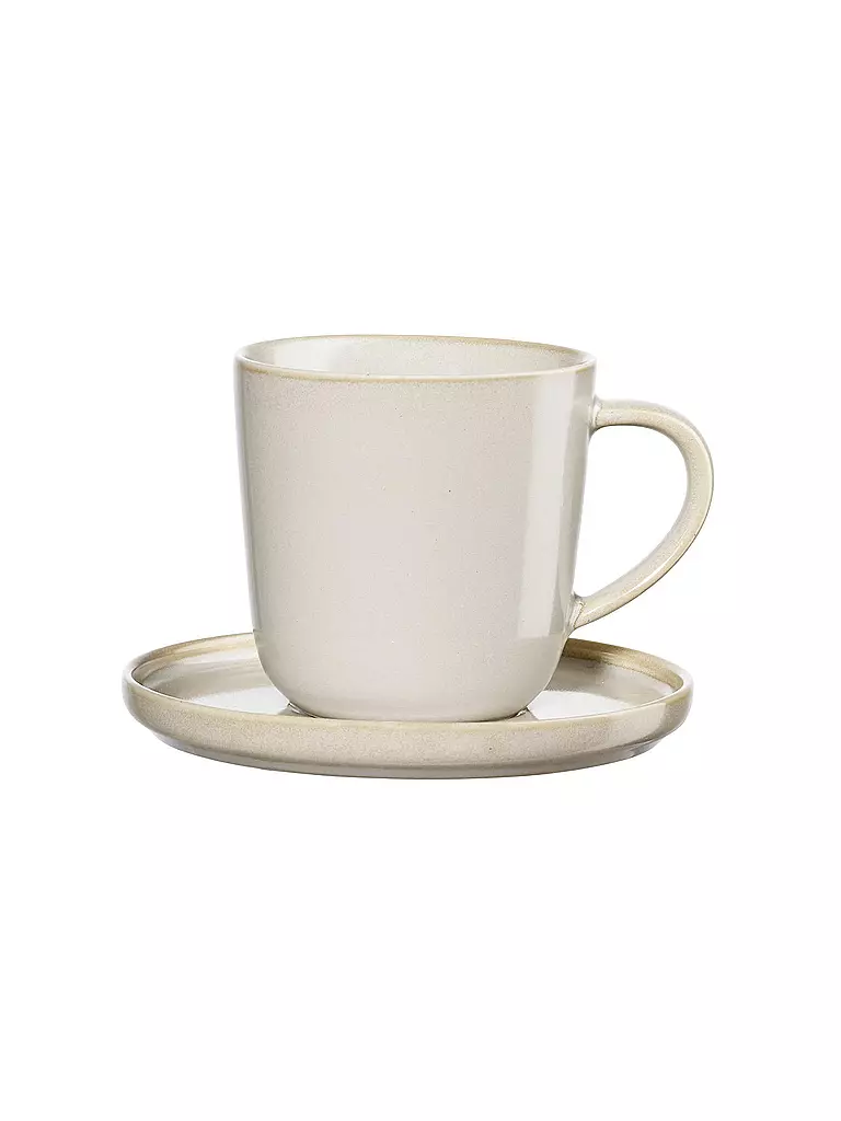 ASA SELECTION | Espressotasse mit Untertasse COPPA 0,08l Tofu | Beige