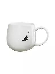 ASA SELECTION | Henkelbecher 0,4l MAGU-FOOTPRINTS Dog | Bianco