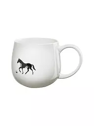 ASA SELECTION | Henkelbecher 0,4l MAGU-FOOTPRINTS Dog | Bianco