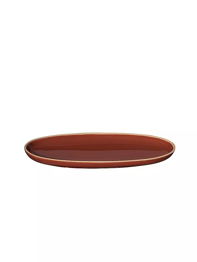 ASA SELECTION | Piatto da aperitivo ovale 20x10cm SEMANA Lobster | Rosso