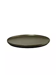 ASA SELECTION | Piatto da dessert Coppa 21cm Kuro/Nero | Verde scuro