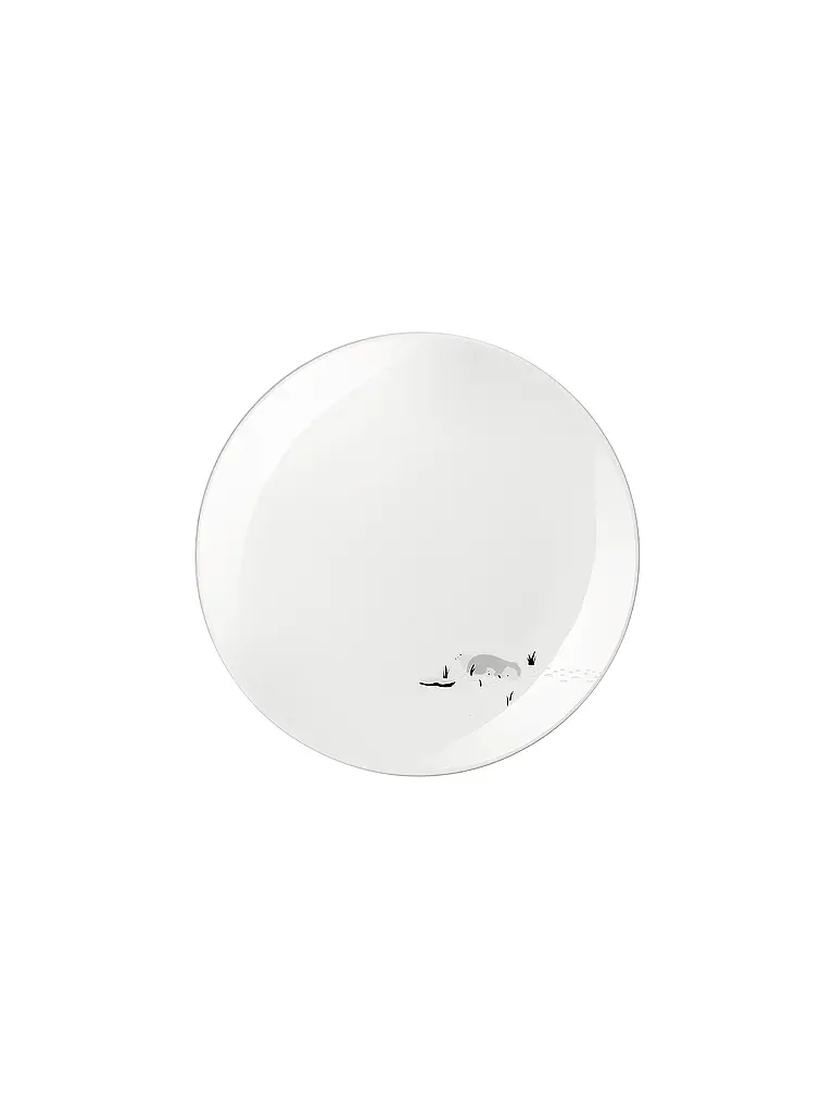 ASA SELECTION | Piatto da dessert natalizio 20,5 cm Polo Nord | Bianco