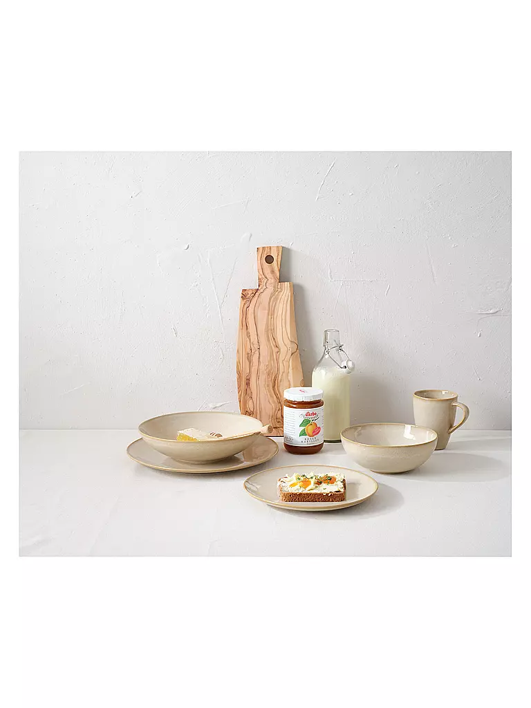 ASA SELECTION | Piatto fondo / per pasta JOLIE 22,5cm Crema | 
