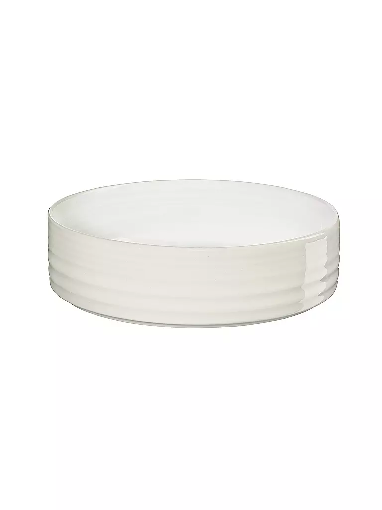 ASA SELECTION | Piatto fondo/per pasta 19 cm RE:GLAZE Sparkling White | Crema