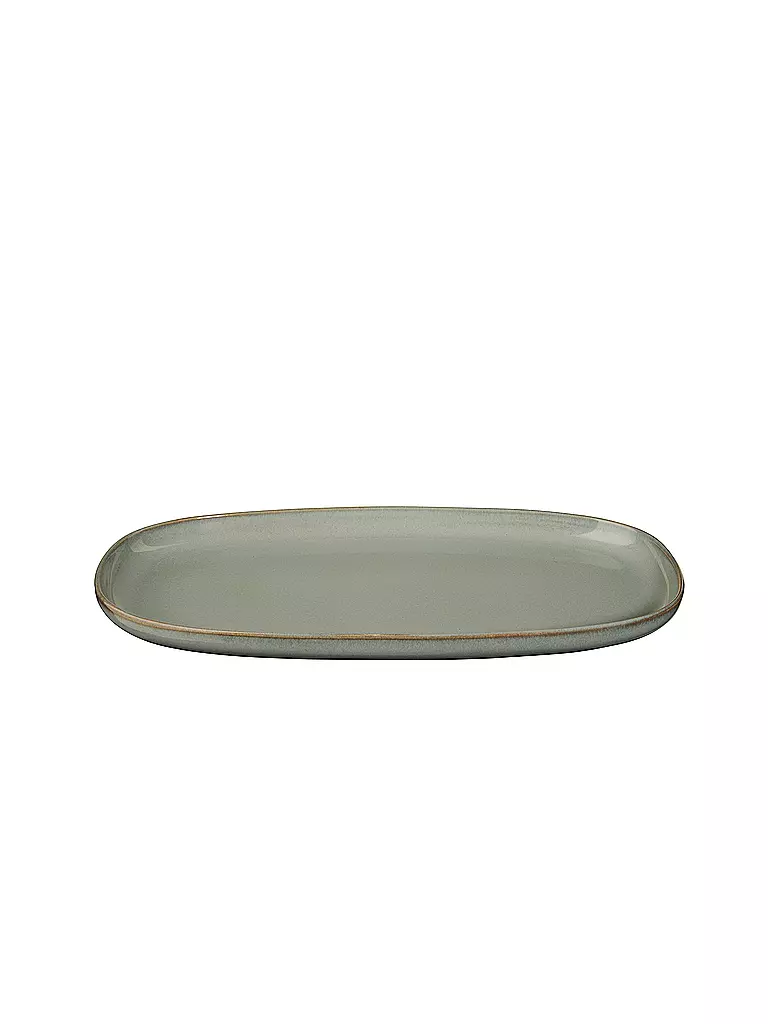 ASA SELECTION | Piatto ovale Saisons 31x18cm Eucalipto | Verde