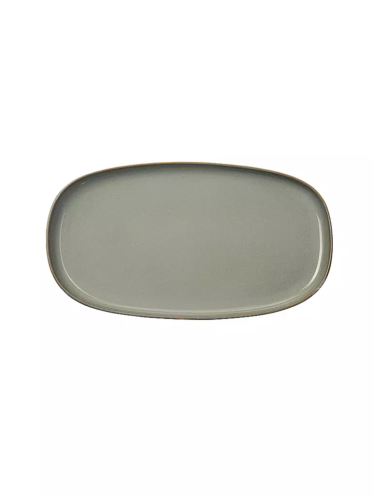 ASA SELECTION | Piatto ovale Saisons 31x18cm Eucalipto | Verde
