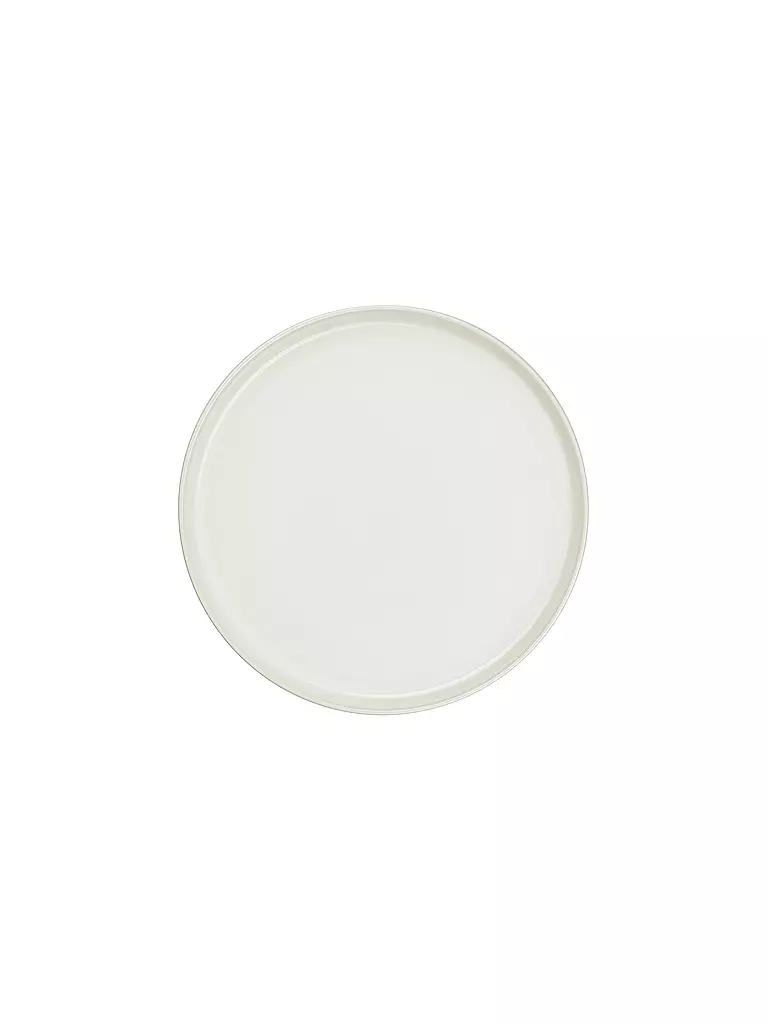 ASA SELECTION | Piatto piano 27cm RE:GLAZE Bianco Scintillante | Crema