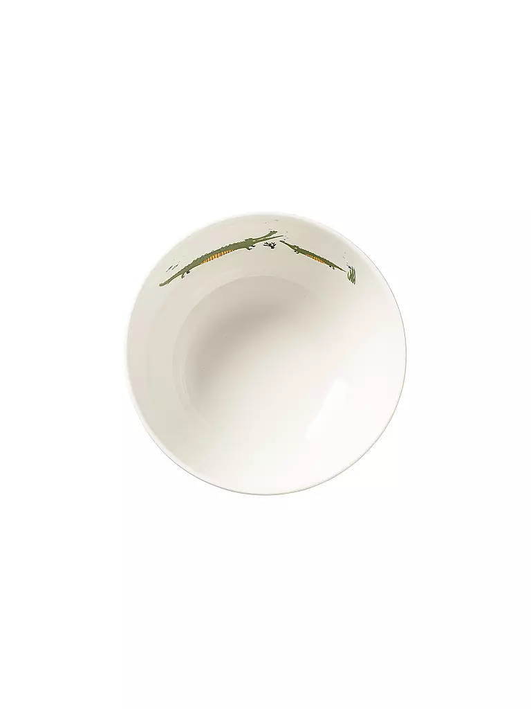 ASA SELECTION | Set da tavola per bambini in porcellana, 5 pezzi, "Coccodrillo" | 