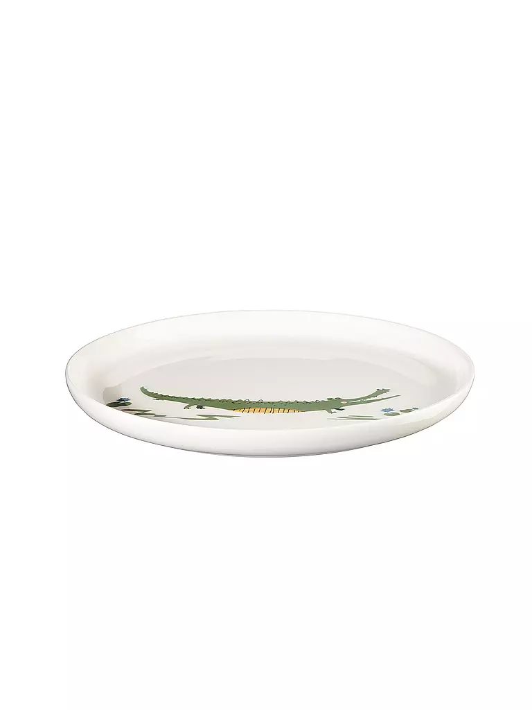 ASA SELECTION | Set da tavola per bambini in porcellana, 5 pezzi, "Coccodrillo" | 