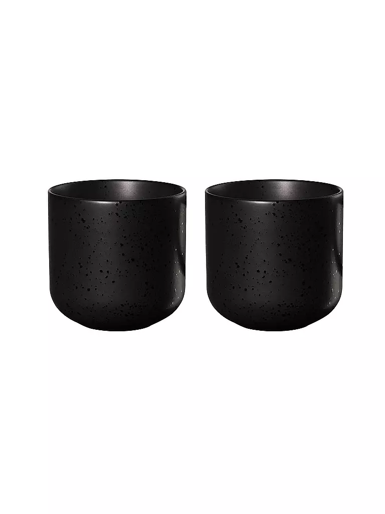ASA SELECTION | Set di 2 tazze da tè Coppa 0,2l Kuro/Nero | Nero