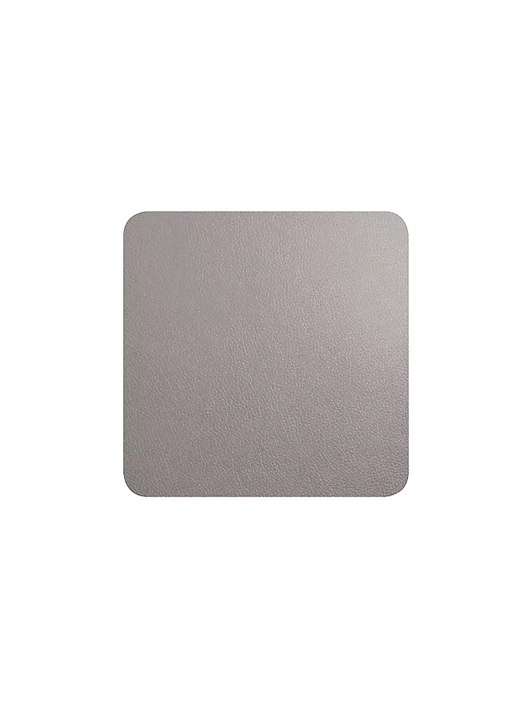 ASA SELECTION | Sottobicchieri effetto pelle 10x10cm set da 4 Cement | Grigio