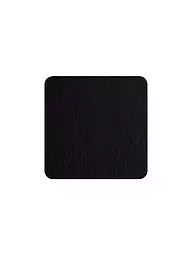 ASA SELECTION | Sottobicchieri effetto pelle 10x10cm set da 4 Stone | Nero