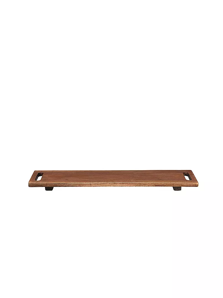 ASA SELECTION | Tavola in legno con piedini "Wood" 60x13cm (Acacia Massello) | Marrone