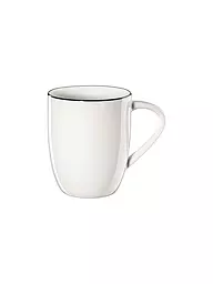 ASA SELECTION | Tazza con manico "à table ligne noir" 350ml | Bianco