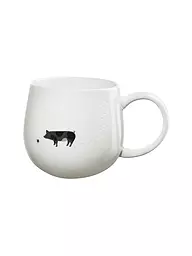 ASA SELECTION | Henkelbecher 0,4l MAGU-FOOTPRINTS Dog | Bianco