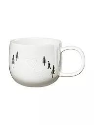 ASA SELECTION | Tazza con manico SNOW TRACKS 400ml Joy / Snow Tracks | Bianco