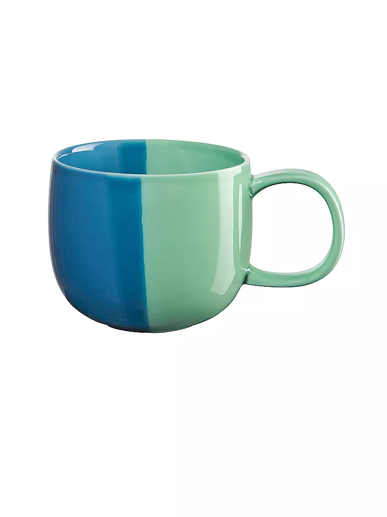 ASA SELECTION | Tazza con manico JOY 0,4l Blueberry Smoothie | Verde chiaro