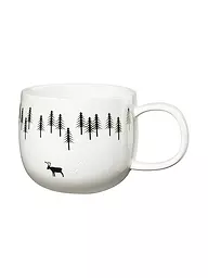 ASA SELECTION | Tazza con manico SNOW TRACKS 400ml Joy / Snow Tracks | Bianco