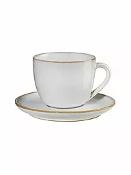 ASA SELECTION | Tazza da cappuccino con piattino 0,23 l Saisons Denim | Beige