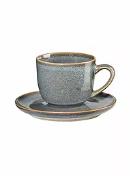 ASA SELECTION | Tazzina da espresso con piattino Saisons 0,09l Eucalipto | Blu chiaro