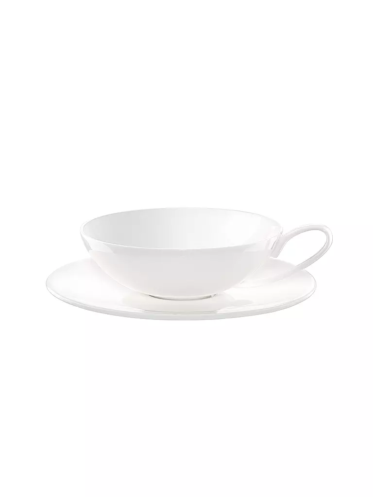 ASA SELECTION | Tazza da tè con piattino 0,17l Bianco | Bianco