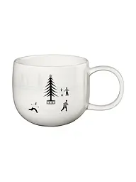 ASA SELECTION | Tazza con manico SNOW TRACKS 400ml Joy / Snow Tracks | Bianco