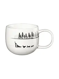 ASA SELECTION | Tazza con manico SNOW TRACKS 400ml Joy / Snow Tracks | Bianco