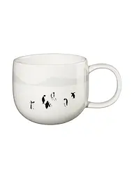 ASA SELECTION | Tazza con manico SNOW TRACKS 400ml Joy / Snow Tracks | Bianco