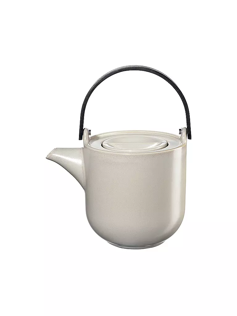 ASA SELECTION | Teiera con manico in legno COPPA 1,0l Tofu | Beige