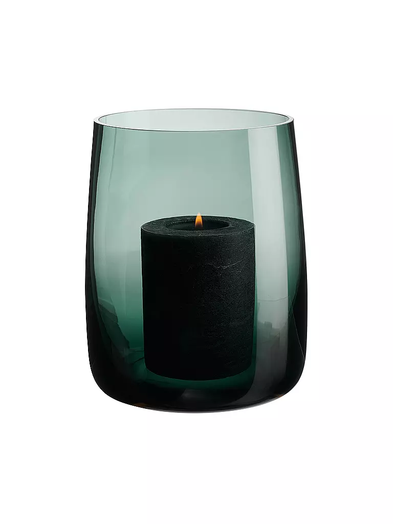 ASA SELECTION | Vaso - Portacandela AJANA 18cm Verde | Verde scuro