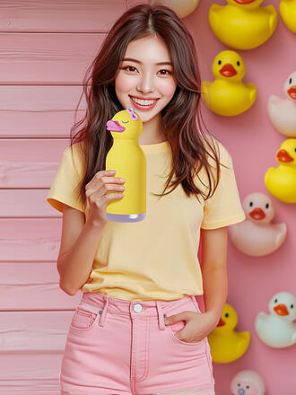 ASOBU | Borraccia termica 460ml ANATRA giallo