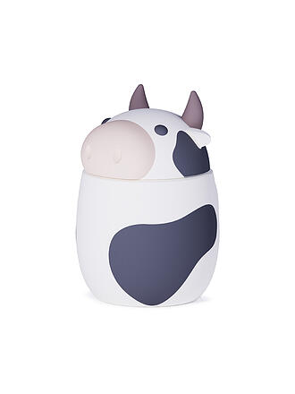 ASOBU | Bicchiere isolante - Thermos 600ml MUCCA Bianco / Nero