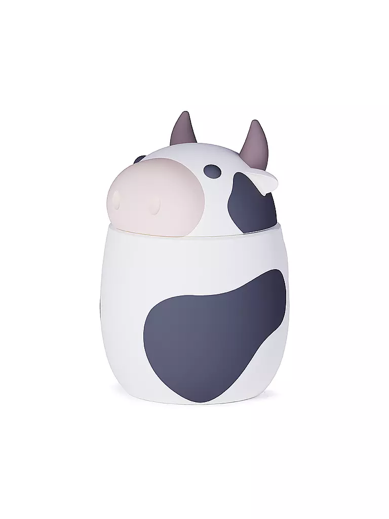 ASOBU | Bicchiere isolante - Thermos 600ml MUCCA Bianco / Nero | Bianco