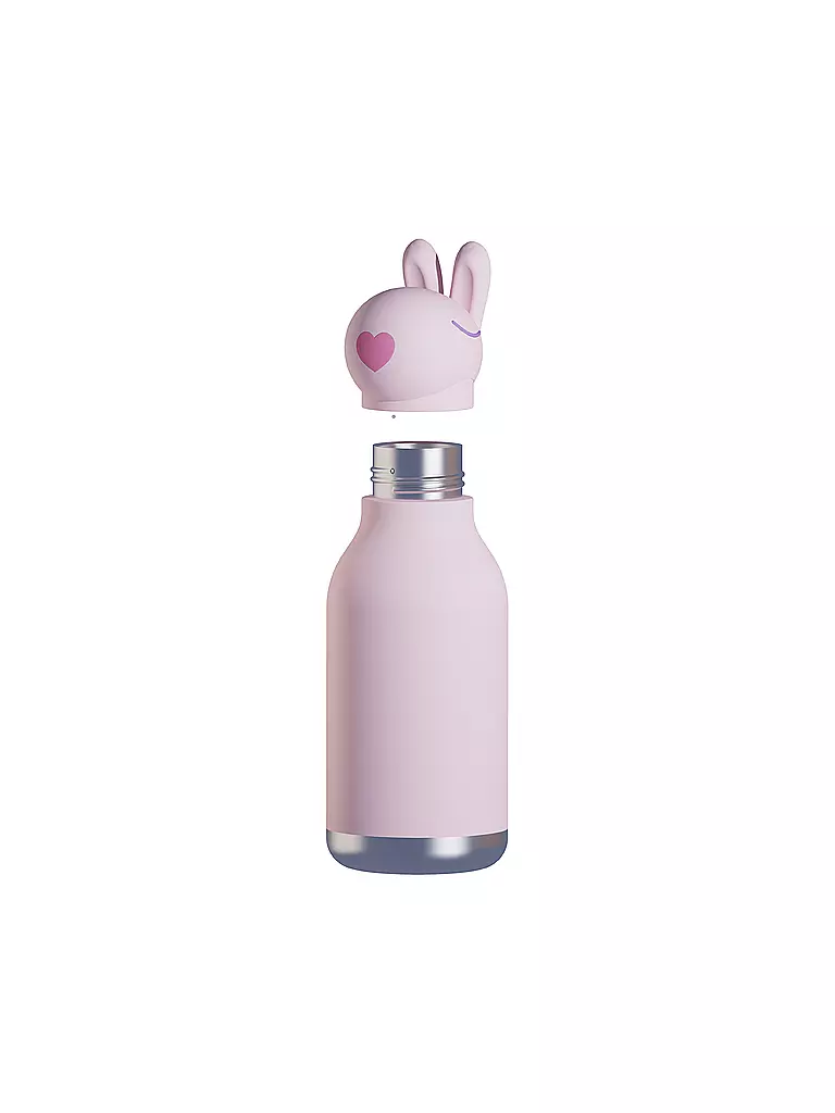 ASOBU | Borraccia termica 460ml CONIGLIO rosa | Rosa