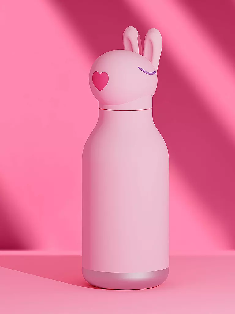 ASOBU | Borraccia termica 460ml CONIGLIO rosa | 