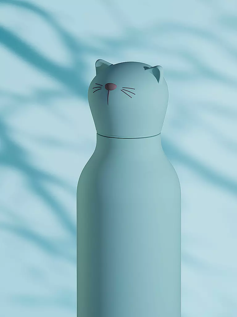 ASOBU | Borraccia termica 460ml GATTO menta | 