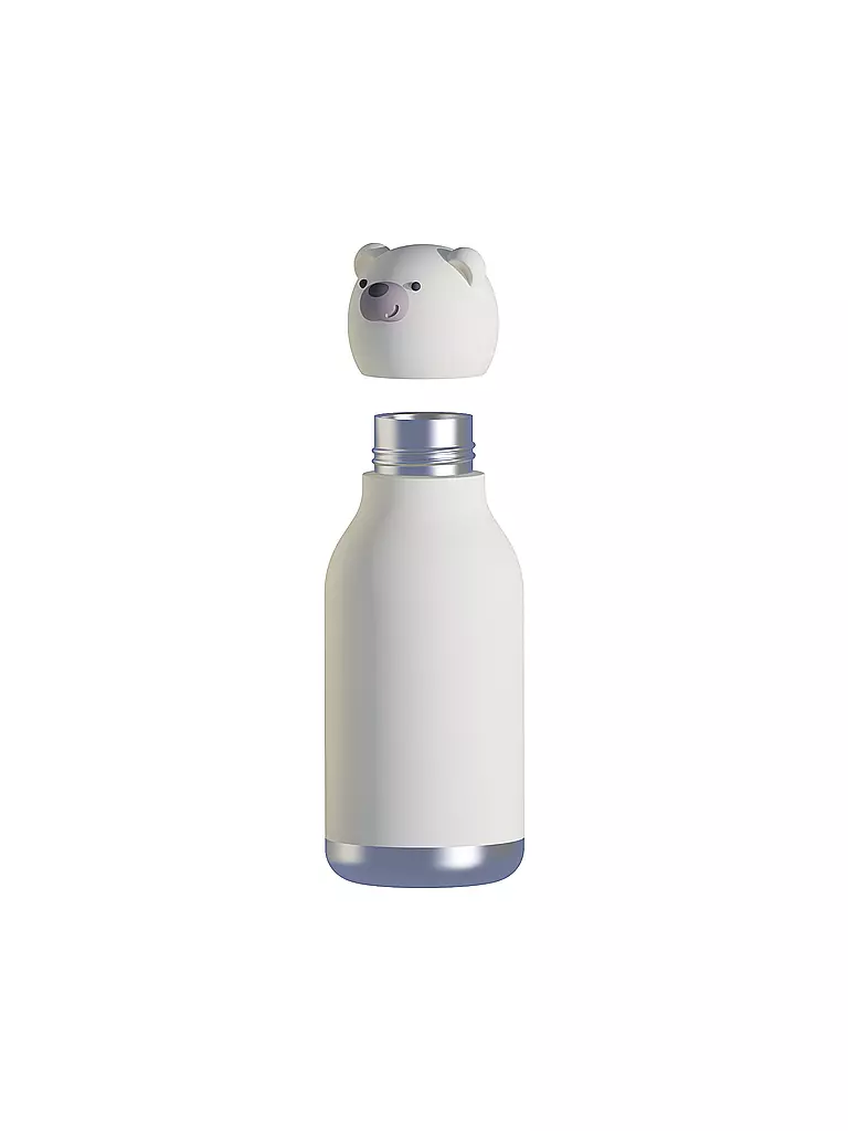 ASOBU | Borraccia termica 460ml ORSO POLARE bianco | Bianco