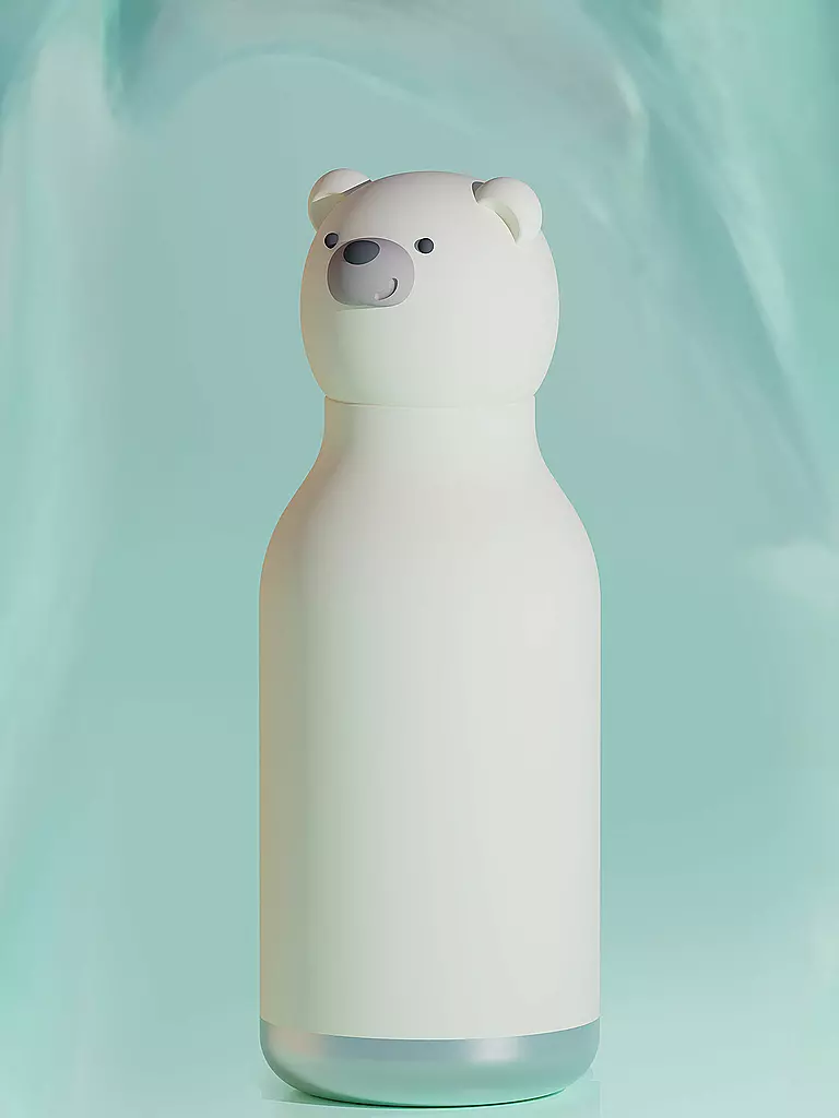 ASOBU | Borraccia termica 460ml ORSO POLARE bianco | 