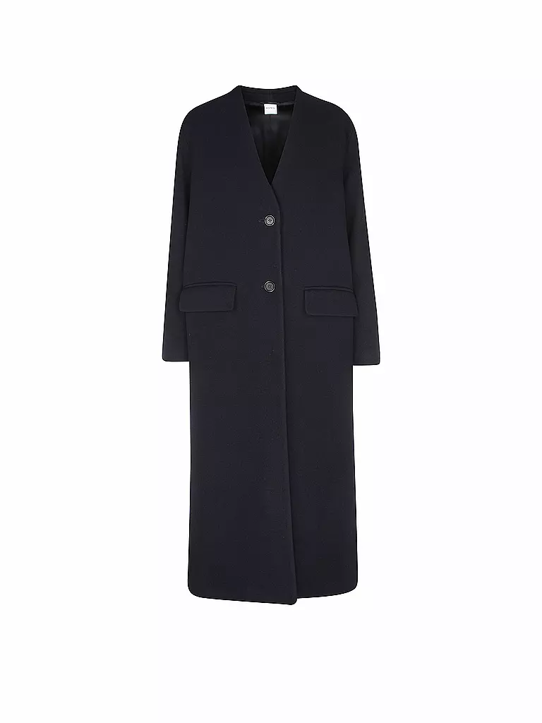 ASPESI | Cappotto di lana | Blu scuro