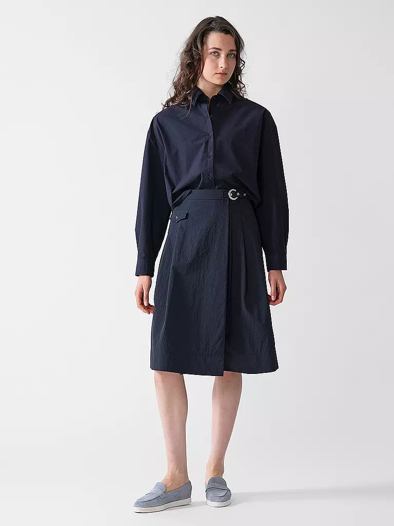 ASPESI | Midi gonna | Blu scuro