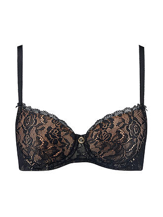 AUBADE | Reggiseno a mezza coppa ROSESSENCE nero