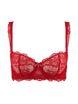 AUBADE | Reggiseno a balconcino DANSE DES SENS rosso irresistibile