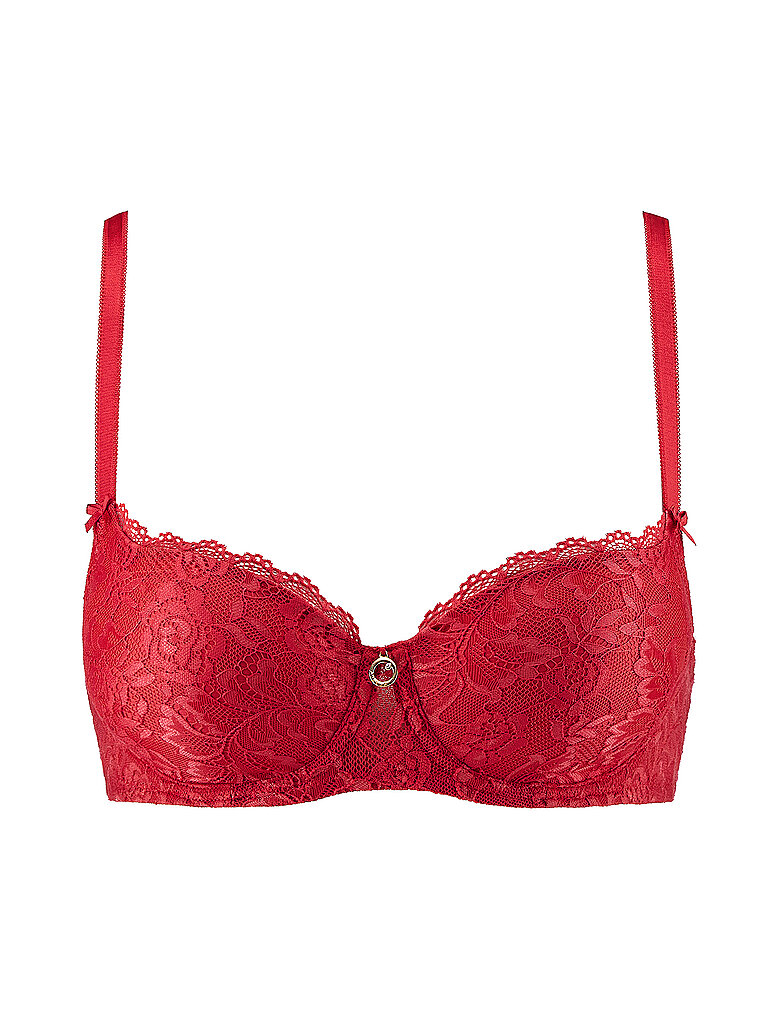 Reggiseno a mezza coppa ROSESSENCE gala rosso 75B