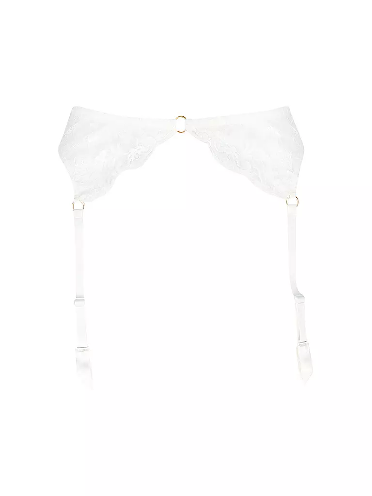 AUBADE | Reggicalze KISS OF LOVE opale | Bianco