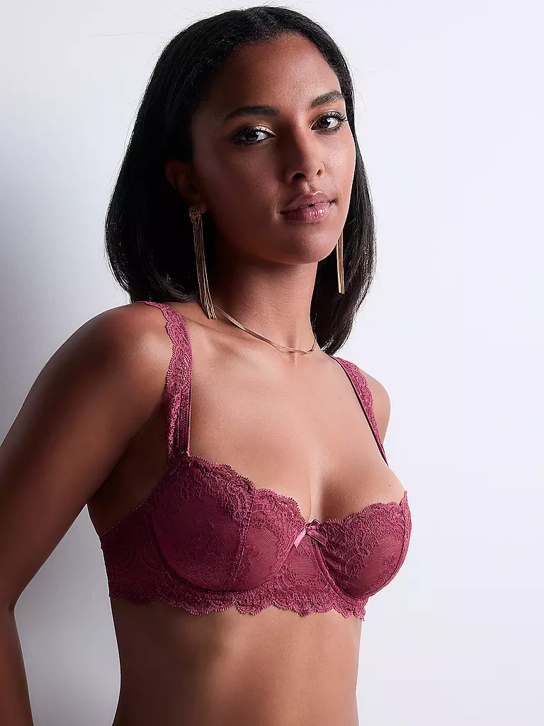 AUBADE | Reggiseno a balconcino DANSE DES SENS color mora | 