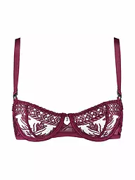 AUBADE | Reggiseno a mezza coppa con ferretto MAGNETIC SPELL rosso cremisi | Rosso scuro