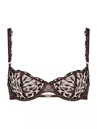 AUBADE | Reggiseno con ferretto MEZZA COPPA CRAZY IN LOVE satin brown | Marrone