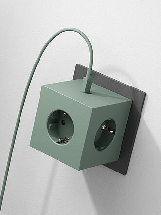 AVOLT | Multipresa Square 2 F Oak Green