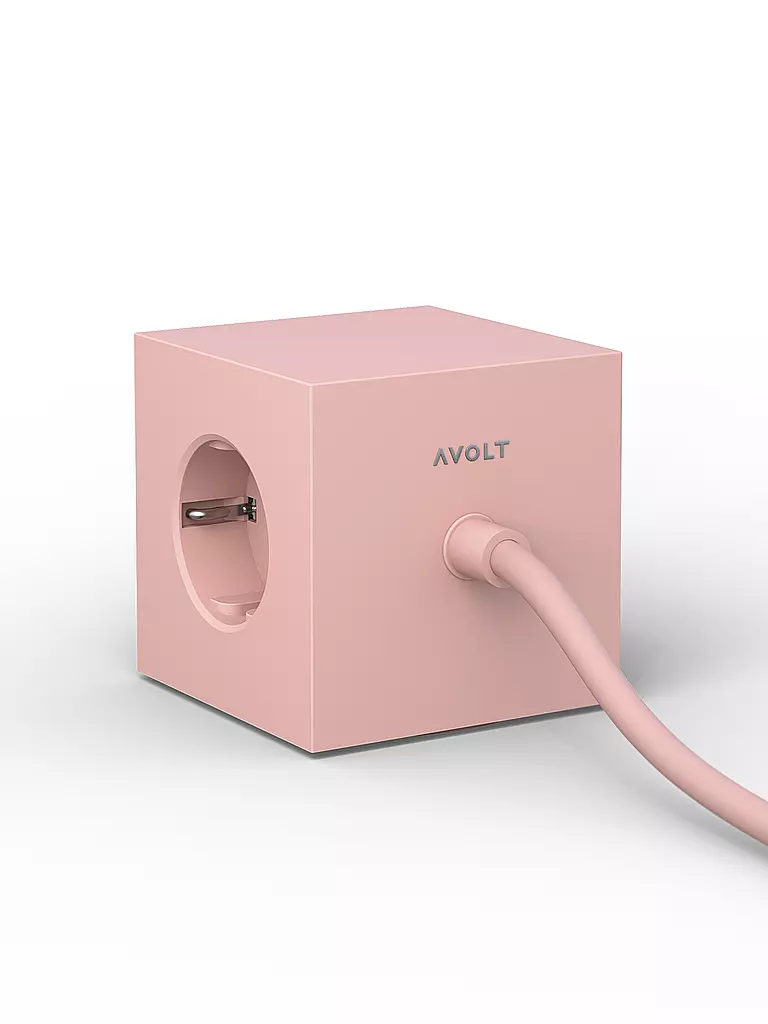 AVOLT | Multipresa Square 1 F 1.8MT Rosa Antico | Rosa