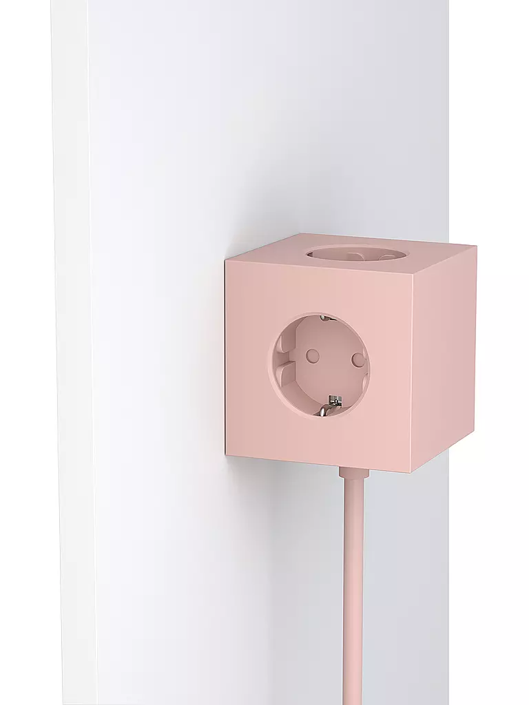 AVOLT | Multipresa Square 1 F 1.8MT Rosa Antico | Rosa